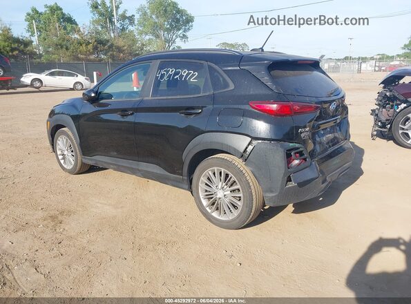 KM8K2CAAXJU082658 2018 HYUNDAI KONA Black Հետևի ձախ