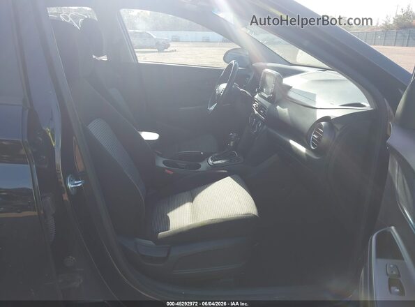 KM8K2CAAXJU082658 2018 HYUNDAI KONA Black Սալոնի դիմացի տեսք
