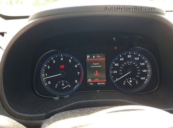 KM8K2CAAXMU747286 2021 HYUNDAI KONA Black 