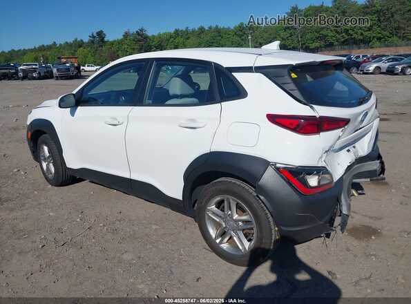 KM8K2CAB2NU807846 2022 HYUNDAI KONA White უკანა მარცხენა