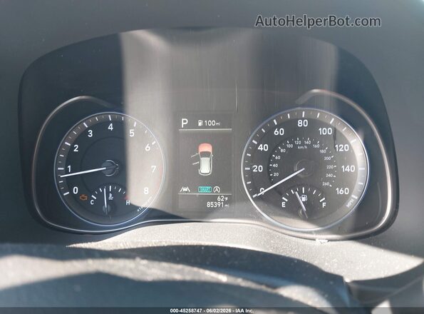 KM8K2CAB2NU807846 2022 HYUNDAI KONA White უკანა სავარძლების ხედი