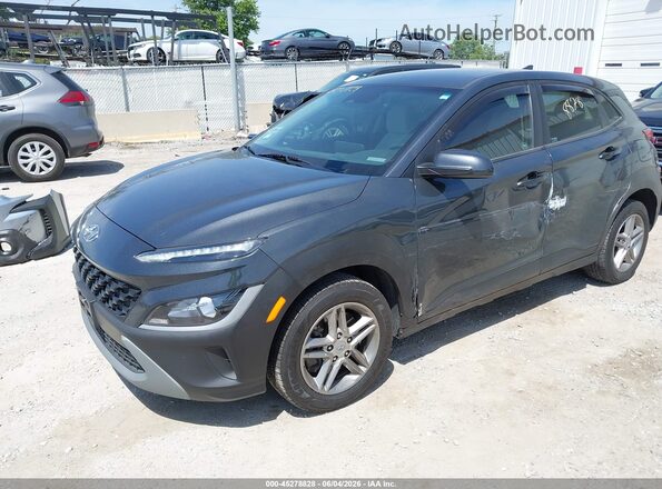 KM8K2CAB4NU775496 2022 HYUNDAI KONA Gray Передня ліва чверть