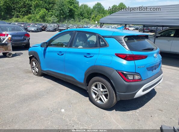 KM8K2CAB5NU780349 2022 HYUNDAI KONA Blue Tył lewy