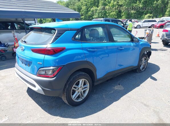 KM8K2CAB5NU780349 2022 HYUNDAI KONA Blue Tył prawy