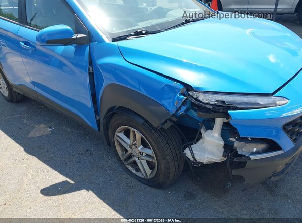 KM8K2CAB5NU780349 2022 HYUNDAI KONA Blue Widok z przodu
