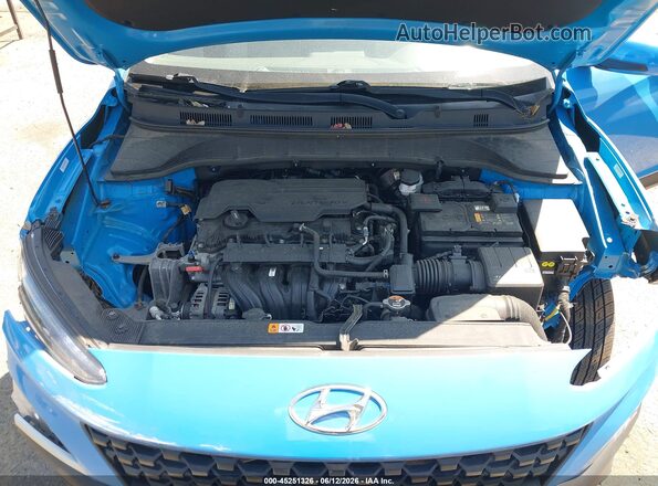 KM8K2CAB5NU780349 2022 HYUNDAI KONA Blue Widok z tyłu