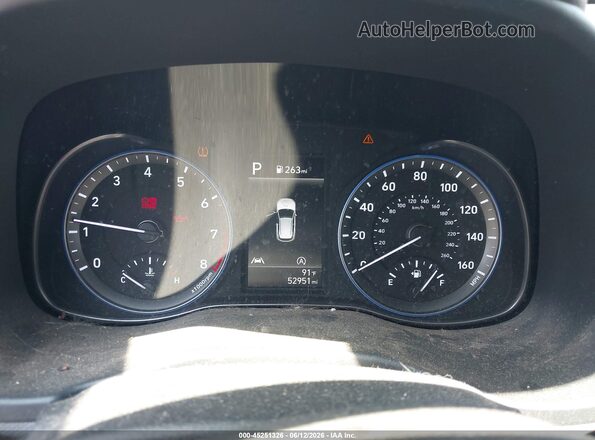 KM8K2CAB5NU780349 2022 HYUNDAI KONA Blue Widok tylnych siedzeń