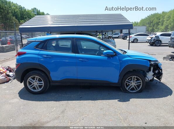 KM8K2CAB5NU780349 2022 HYUNDAI KONA Blue Widok wnętrza z tyłu