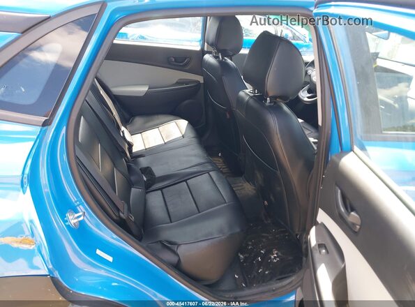 KM8K2CAB7NU791076 2022 HYUNDAI KONA Blue VIN կոդի պիտակի տեսք