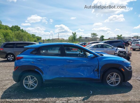 KM8K2CAB7NU791076 2022 HYUNDAI KONA Blue Սալոնի 360 աստիճան տեսք