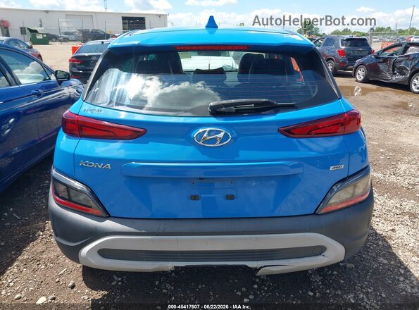 KM8K2CAB7NU791076 2022 HYUNDAI KONA Blue 