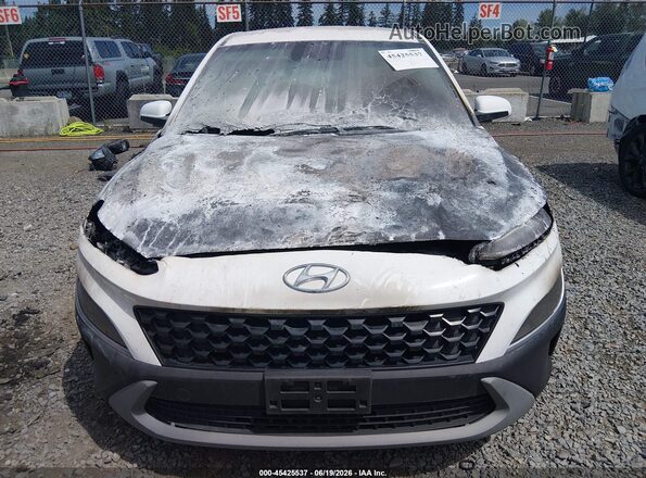KM8K2CAB7NU830121 2022 HYUNDAI KONA White Widok z przodu
