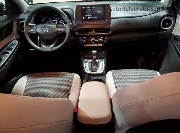 KM8K2CABXPU988665 2023 HYUNDAI KONA Black Vista del salpicadero