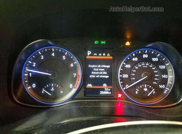 KM8K2CABXPU988665 2023 HYUNDAI KONA Black Vista del cuadro de instrumentos