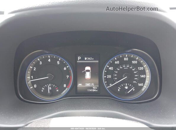 KM8K32AB0NU835457 2022 HYUNDAI KONA Серый Вид задних сидений