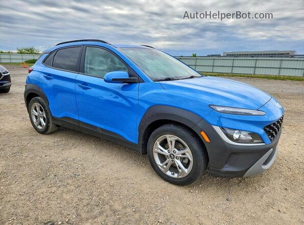 KM8K32AB0NU884965 2022 HYUNDAI KONA Синий 