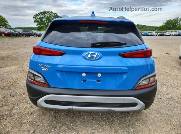 KM8K32AB0NU884965 2022 HYUNDAI KONA Синий 