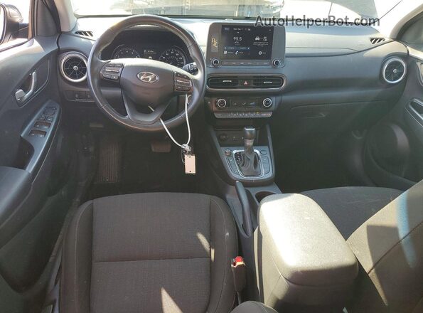 KM8K32AB5NU763302 2022 HYUNDAI KONA Gray Dashboard view