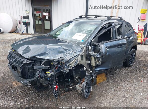 KM8K32AB9NU880087 2022 HYUNDAI KONA Синий Передняя левая четверть