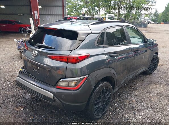 KM8K32AB9NU880087 2022 HYUNDAI KONA Синий Задняя правая четверть