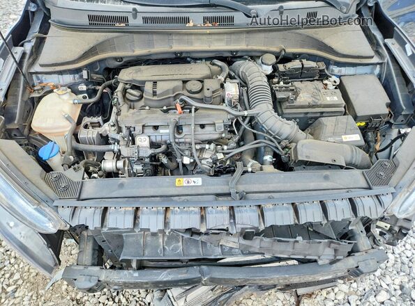 KM8K33A37NU801028 2022 HYUNDAI KONA Gray ძრავის განყოფილების ხედი