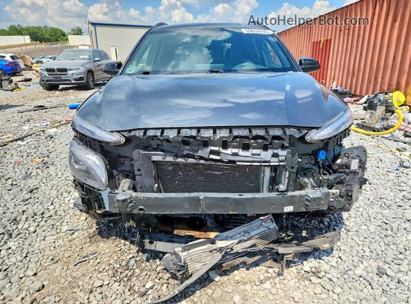 KM8K33A37NU801028 2022 HYUNDAI KONA Gray წინა ხედი