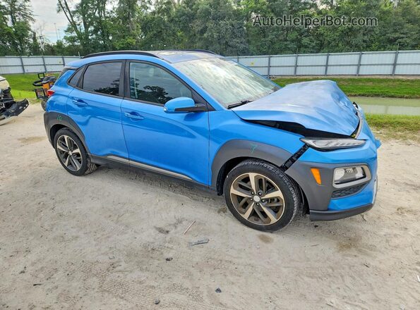 KM8K33A50JU078277 2018 HYUNDAI KONA Blue 