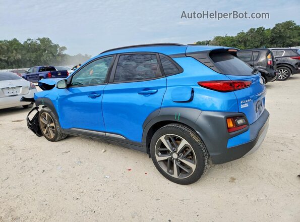 KM8K33A50JU078277 2018 HYUNDAI KONA Blue 