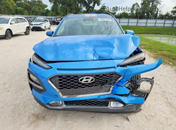 KM8K33A50JU078277 2018 HYUNDAI KONA Blue 