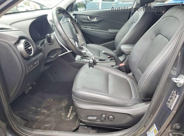 KM8K33A50LU414898 2020 HYUNDAI KONA Gray Вид салону спереду