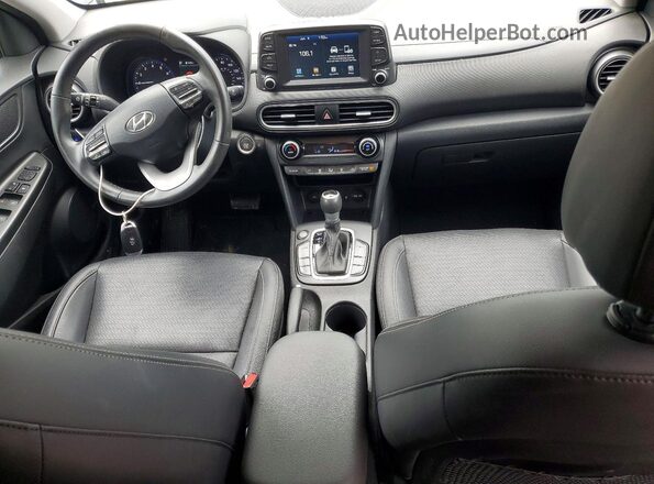 KM8K33A50LU414898 2020 HYUNDAI KONA Gray Вид панелі приладів