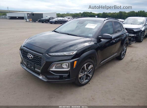 KM8K33A50LU443298 2020 HYUNDAI KONA Black Передня ліва чверть