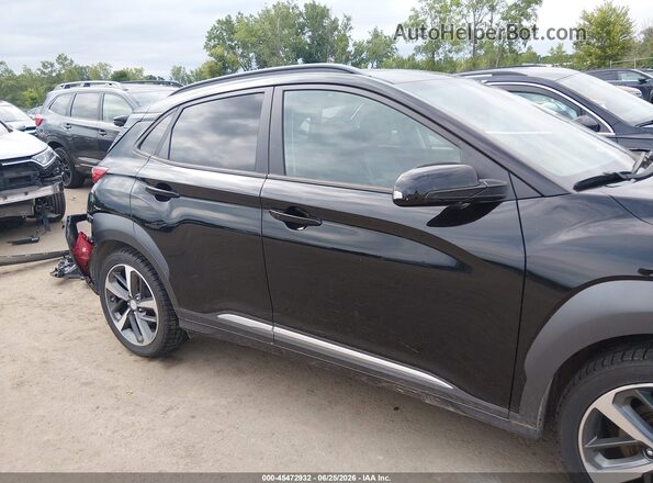 KM8K33A50LU443298 2020 HYUNDAI KONA Black Вид задньої частини салону