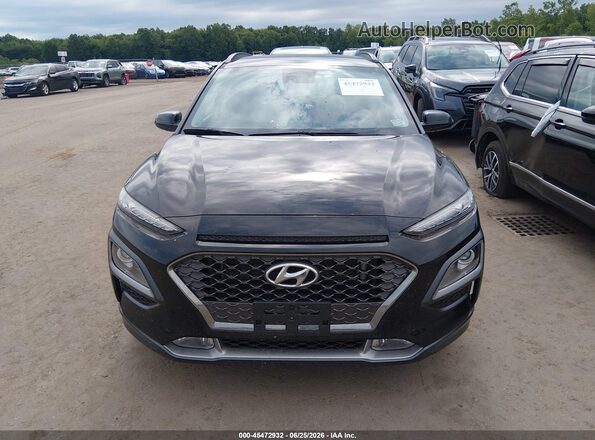 KM8K33A50LU443298 2020 HYUNDAI KONA Black Вид щитка приладів