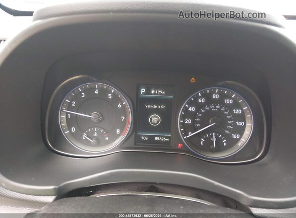 KM8K33A50LU443298 2020 HYUNDAI KONA Black Вид задніх сидінь
