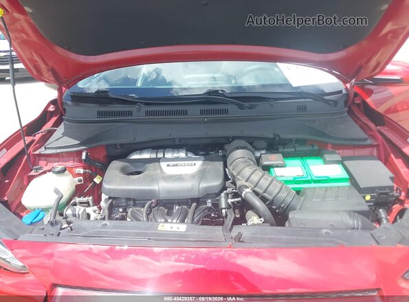 KM8K33A50MU620725 2021 HYUNDAI KONA Red Widok z tyłu
