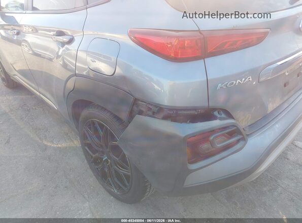 KM8K33A51JU078174 2018 HYUNDAI KONA Gray Դիմացի տեսք