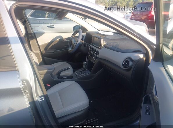 KM8K33A51JU078174 2018 HYUNDAI KONA Gray Սալոնի դիմացի տեսք