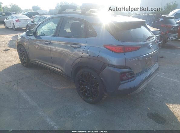 KM8K33A51JU078174 2018 HYUNDAI KONA Gray Հետևի ձախ