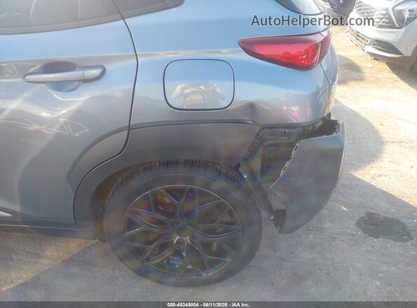 KM8K33A51JU078174 2018 HYUNDAI KONA Gray 