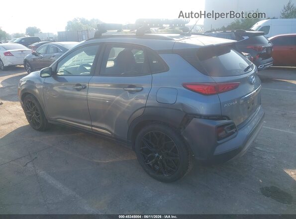 KM8K33A51JU078174 2018 HYUNDAI KONA Gray Սալոնի 360 աստիճան տեսք