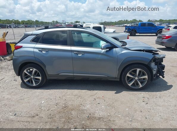 KM8K33A53LU398213 2020 HYUNDAI KONA Серый Вид задней части салона