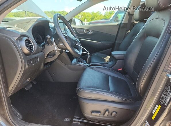 KM8K33A59LU433899 2020 HYUNDAI KONA Charcoal წინა სალონის ხედი