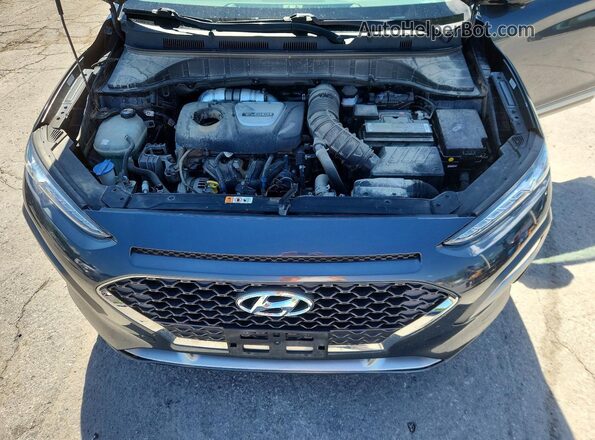 KM8K33A59LU433899 2020 HYUNDAI KONA Charcoal ძრავის განყოფილების ხედი