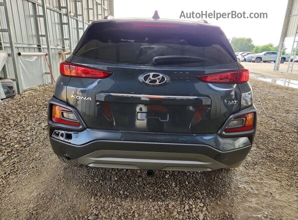 KM8K33A59MU666490 2021 HYUNDAI KONA Charcoal Vista trasera