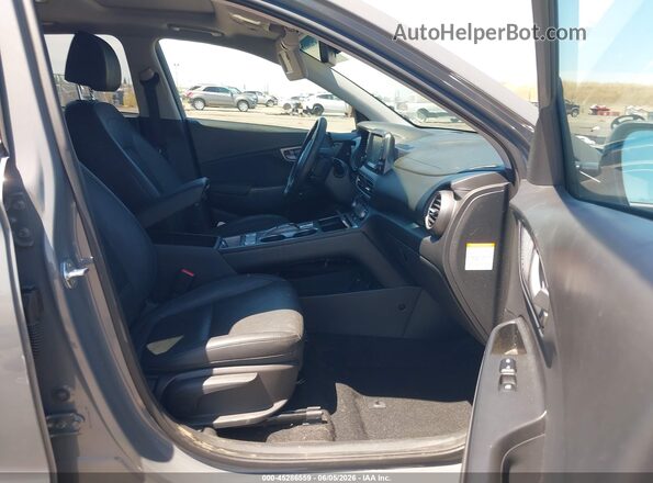 KM8K33AG3LU069450 2020 HYUNDAI KONA ELECTRIC Gray Սալոնի դիմացի տեսք