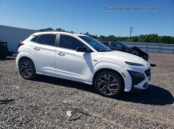 KM8K3CA31NU851777 2022 HYUNDAI KONA White წინა მარჯვენა