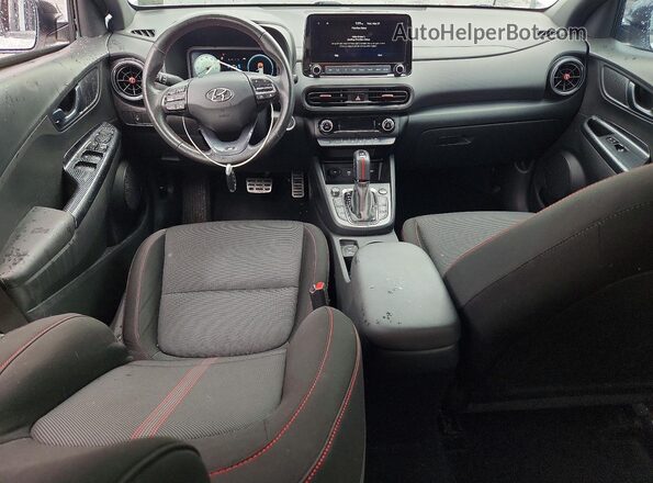 KM8K3CA31NU851777 2022 HYUNDAI KONA White წინა პანელის ხედი
