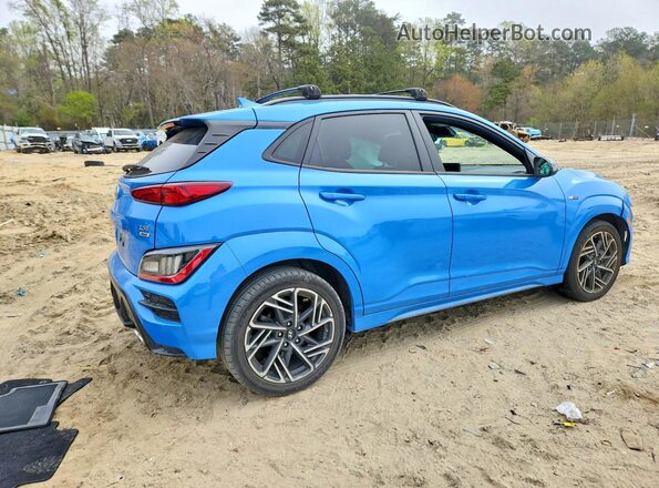 KM8K3CA32NU792853 2022 HYUNDAI KONA Blue Задня права чверть