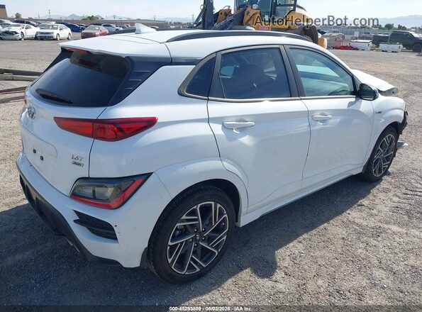 KM8K3CA34PU992877 2023 HYUNDAI KONA White Հետևի աջ